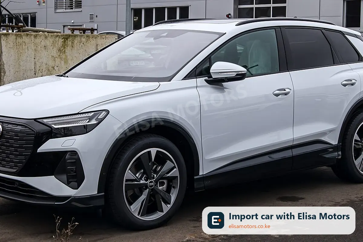 Audi Q4 e-tron price in Kenya | Elisa Motors Audi Q4 e-tron suv for sale in Kenya, import from UK and Japan