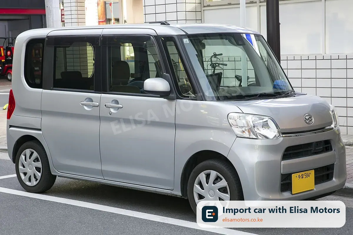 Daihatsu Tanto Custom RS Turbo price in Kenya | Elisa Motors Daihatsu Tanto Custom RS Turbo mpv for sale in Kenya, import from Japan