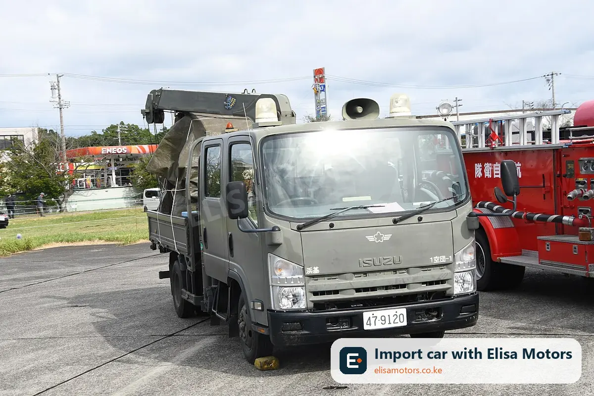 Isuzu Elf 3.0 Diesel 3-Ton Wide Cab price in Kenya | Elisa Motors Isuzu Elf 3.0 Diesel 3-Ton Wide Cab truck for sale in Kenya, import from Japan