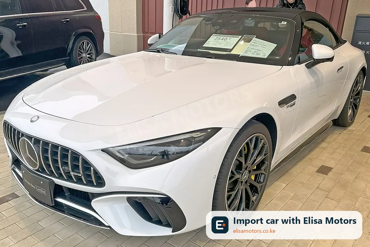 Mercedes-Benz SL AMG SL43 price in Kenya | Elisa Motors Mercedes-Benz SL AMG SL43 sports car for sale in Kenya, import from UK and Japan
