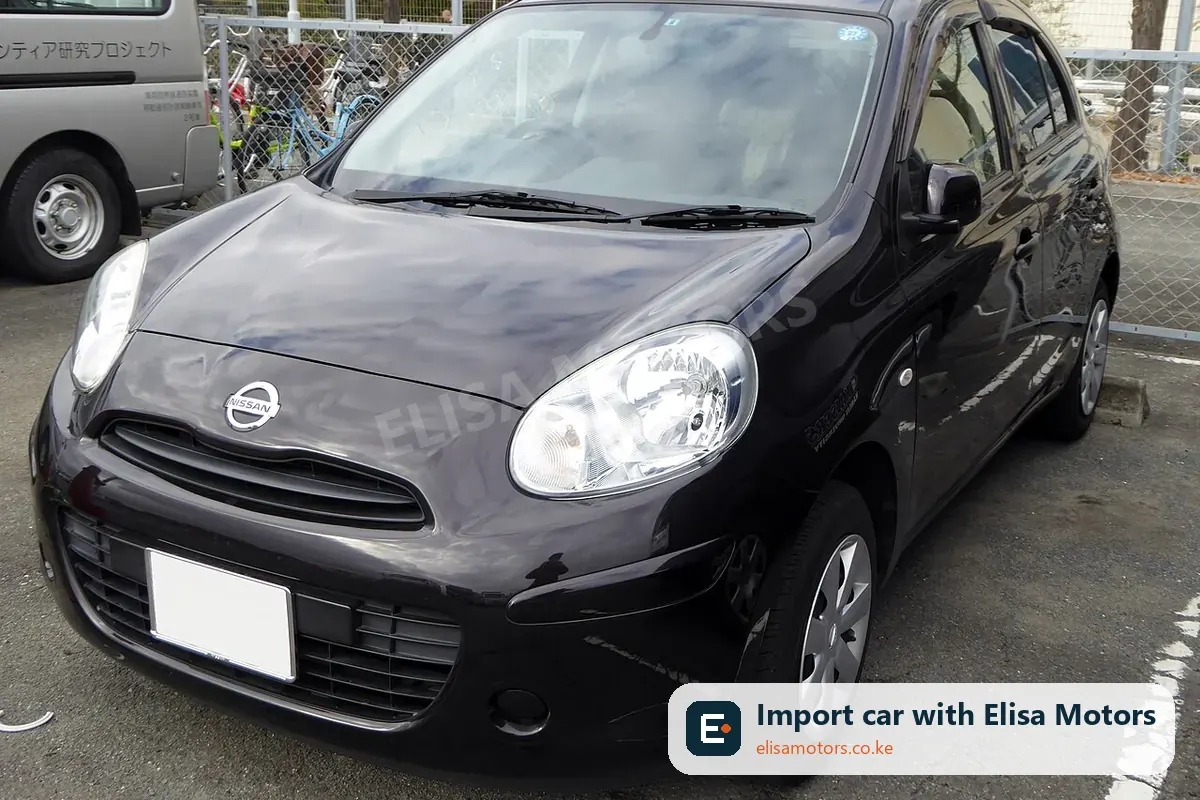 Nissan March price in Kenya | Elisa Motors Nissan March hatchback for sale in Kenya, import from Japan