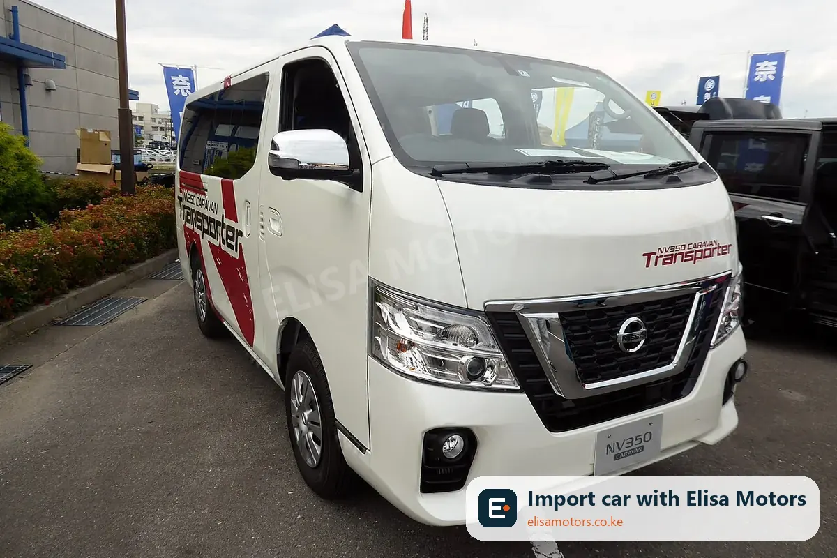 Nissan NV350 Caravan price in Kenya | Elisa Motors Nissan NV350 Caravan van for sale in Kenya, import from Japan