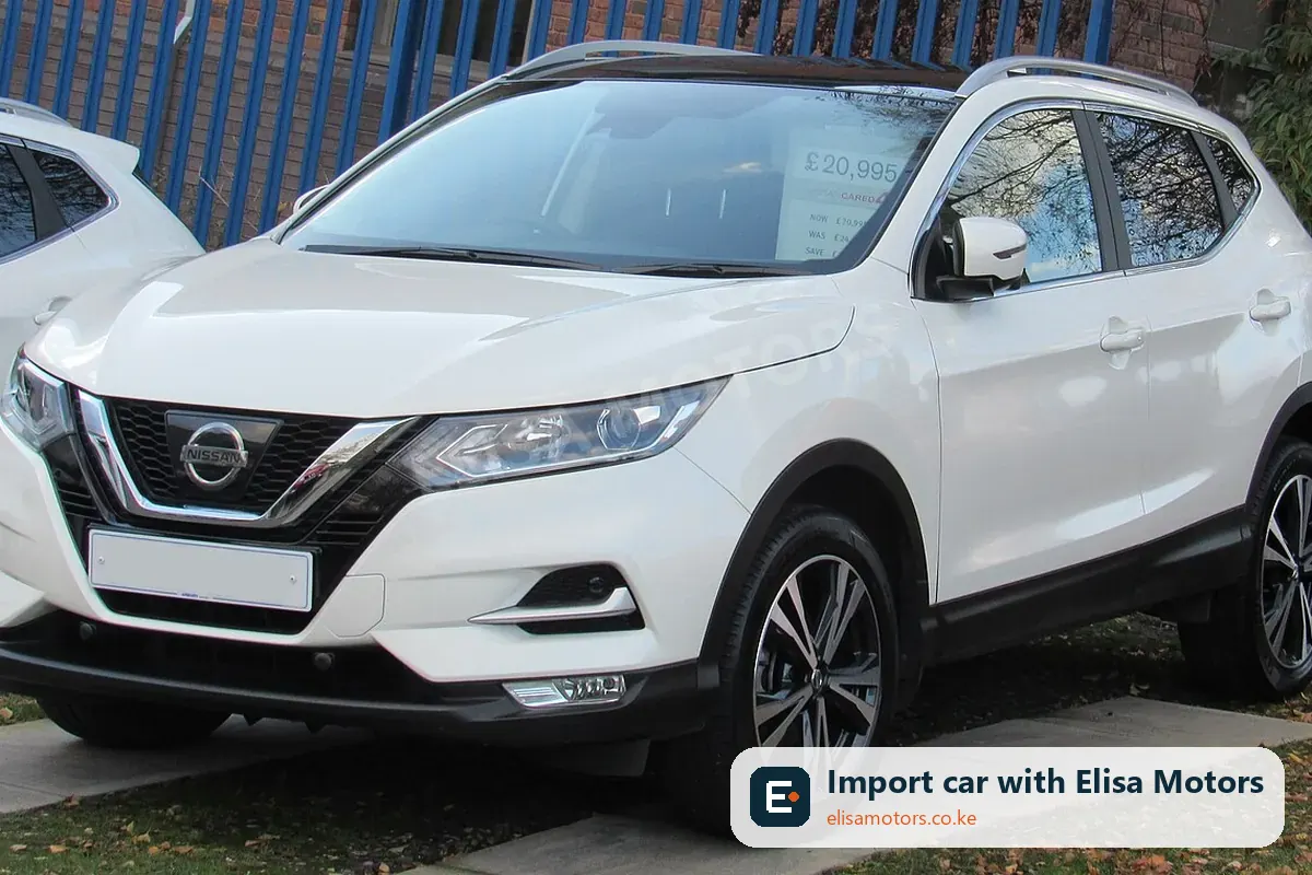 Nissan Qashqai 1.3 DIG-T Acenta price in Kenya | Elisa Motors Nissan Qashqai 1.3 DIG-T Acenta suv for sale in Kenya, import from UK
