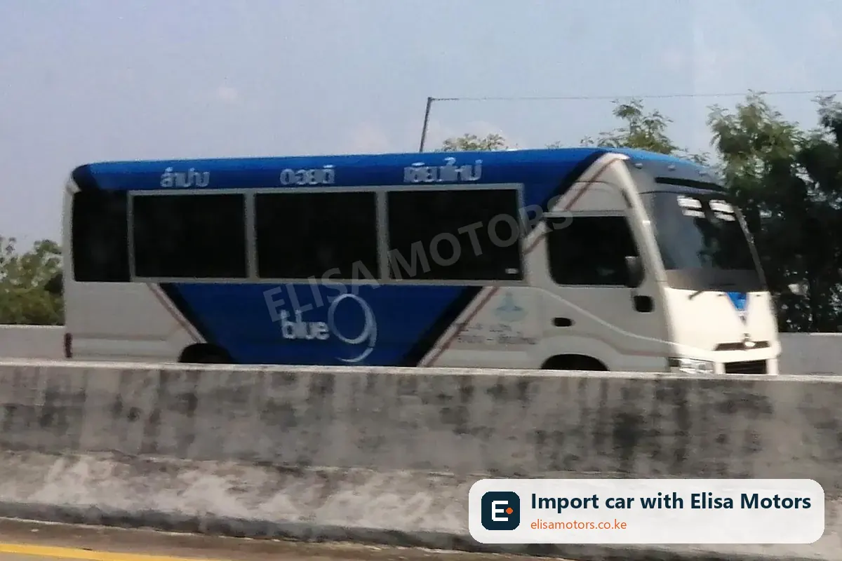 Toyota Coaster EX 4.0 Diesel Automatic price in Kenya | Elisa Motors Toyota Coaster EX 4.0 Diesel Automatic bus for sale in Kenya, import from Japan