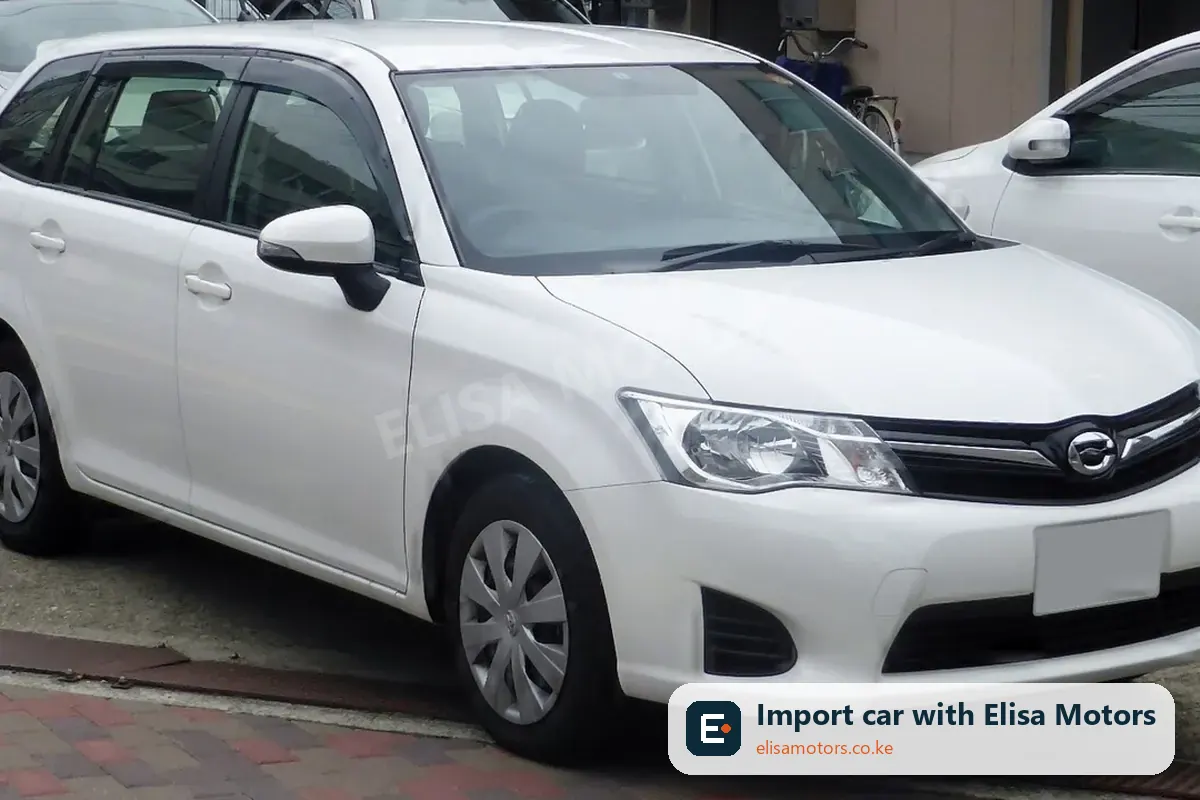 Toyota Corolla Fielder X 1.5 price in Kenya | Elisa Motors Toyota Corolla Fielder X 1.5 station wagon for sale in Kenya, import from Japan