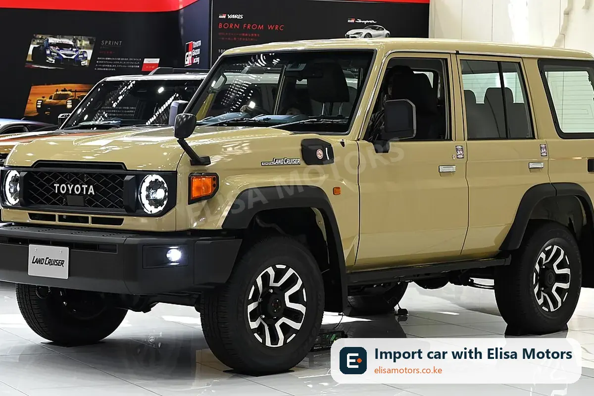 Toyota Land Cruiser 70 price in Kenya | Elisa Motors Toyota Land Cruiser 70 suv for sale in Kenya, import from Japan