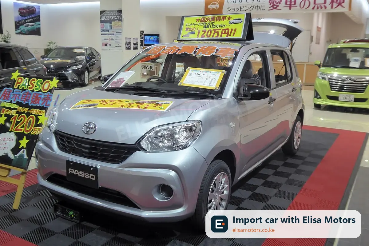 Toyota Passo price in Kenya | Elisa Motors Toyota Passo hatchback for sale in Kenya, import from Japan