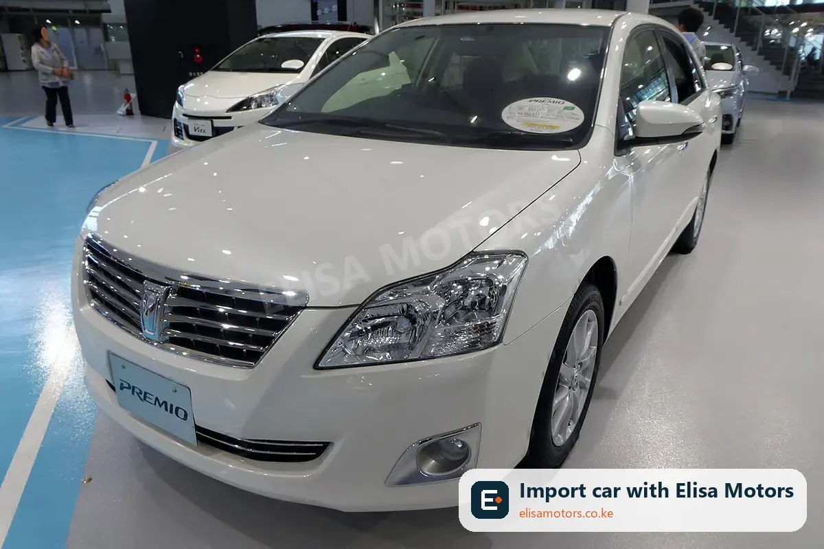 Toyota Premio 2.0G EX Package price in Kenya | Elisa Motors Toyota Premio 2.0G EX Package sedan for sale in Kenya, import from Japan