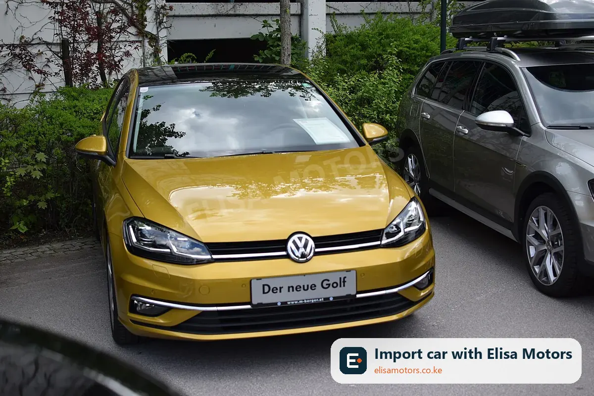 Volkswagen Golf 1.6 TDI Highline price in Kenya | Elisa Motors Volkswagen Golf 1.6 TDI Highline hatchback for sale in Kenya, import from UK and Japan