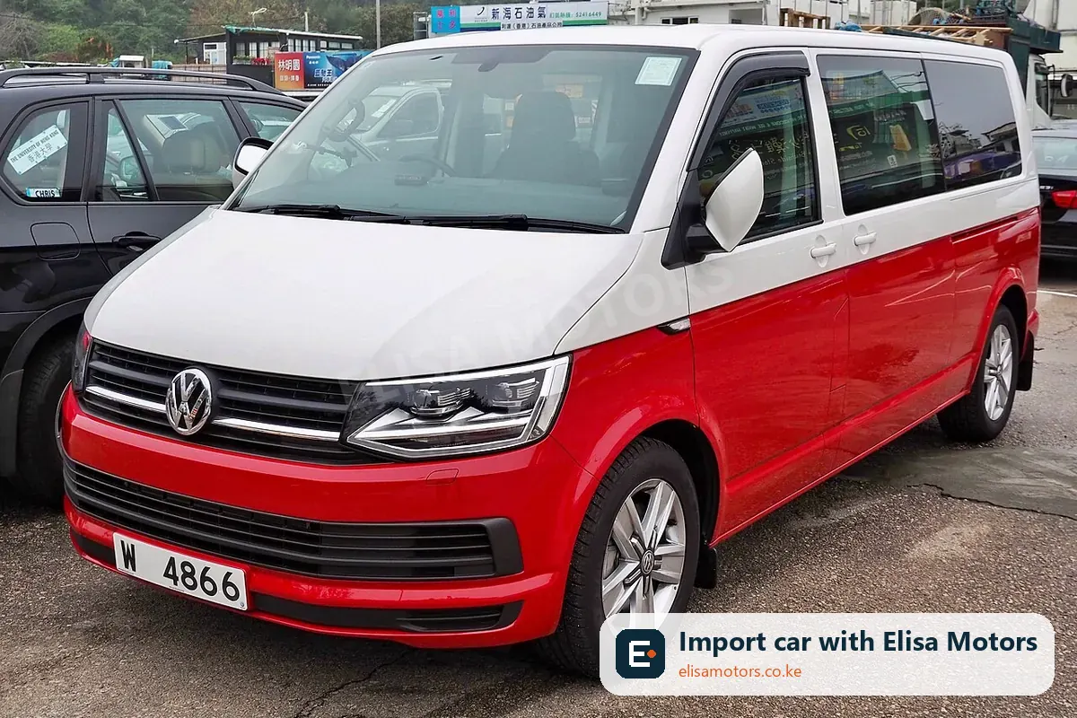 Volkswagen Transporter Caravelle 2.0 TDI DSG price in Kenya | Elisa Motors Volkswagen Transporter Caravelle 2.0 TDI DSG van for sale in Kenya, import from UK